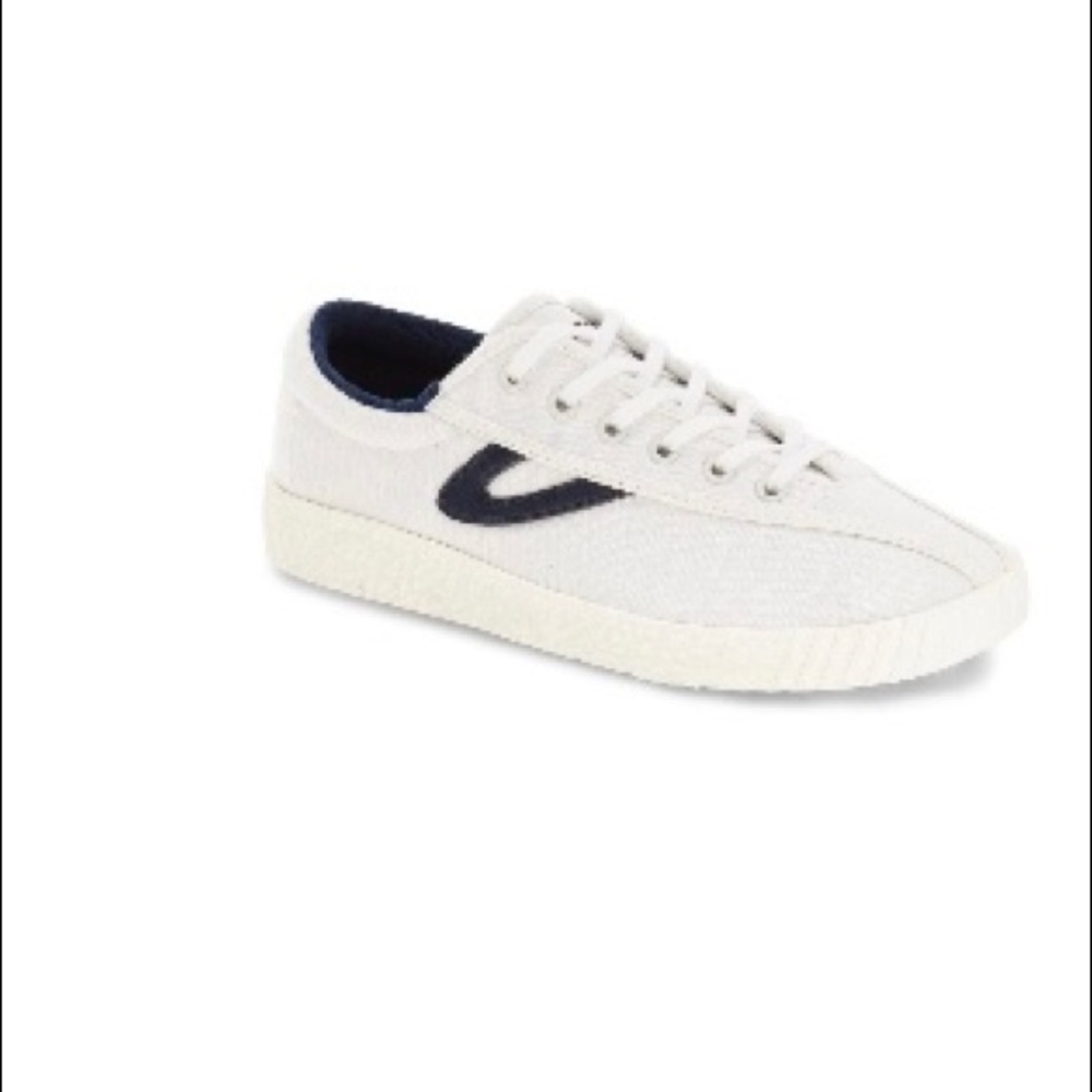 Tretorn Nylite Plus Sneakers (white/navy)
